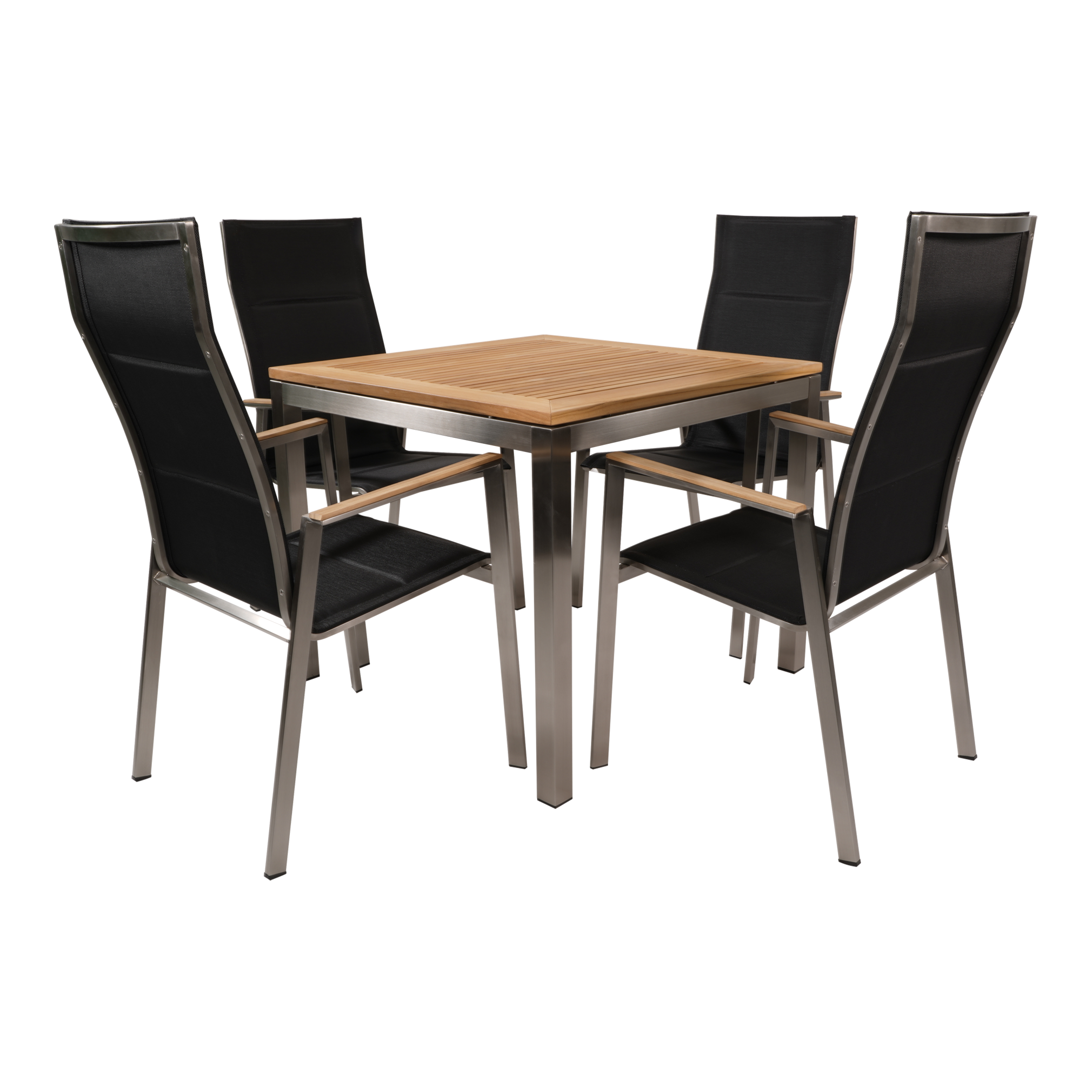 Tafel Marmaris RVS 90x90cm