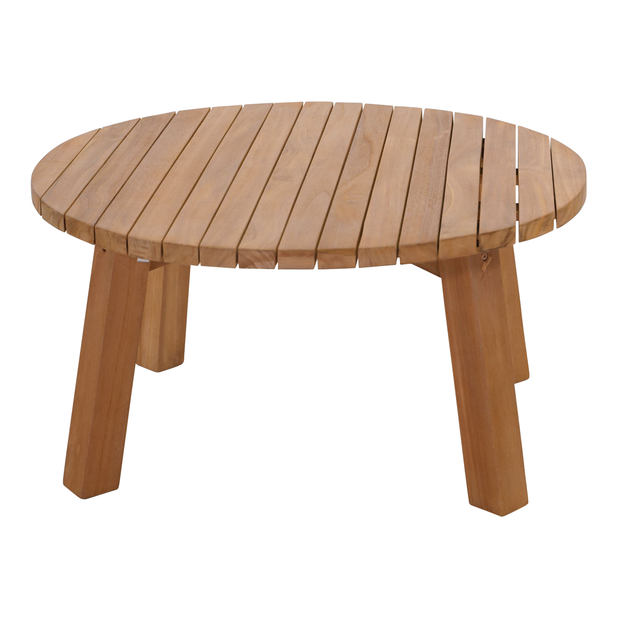 Lounge table teak ø80x40cm