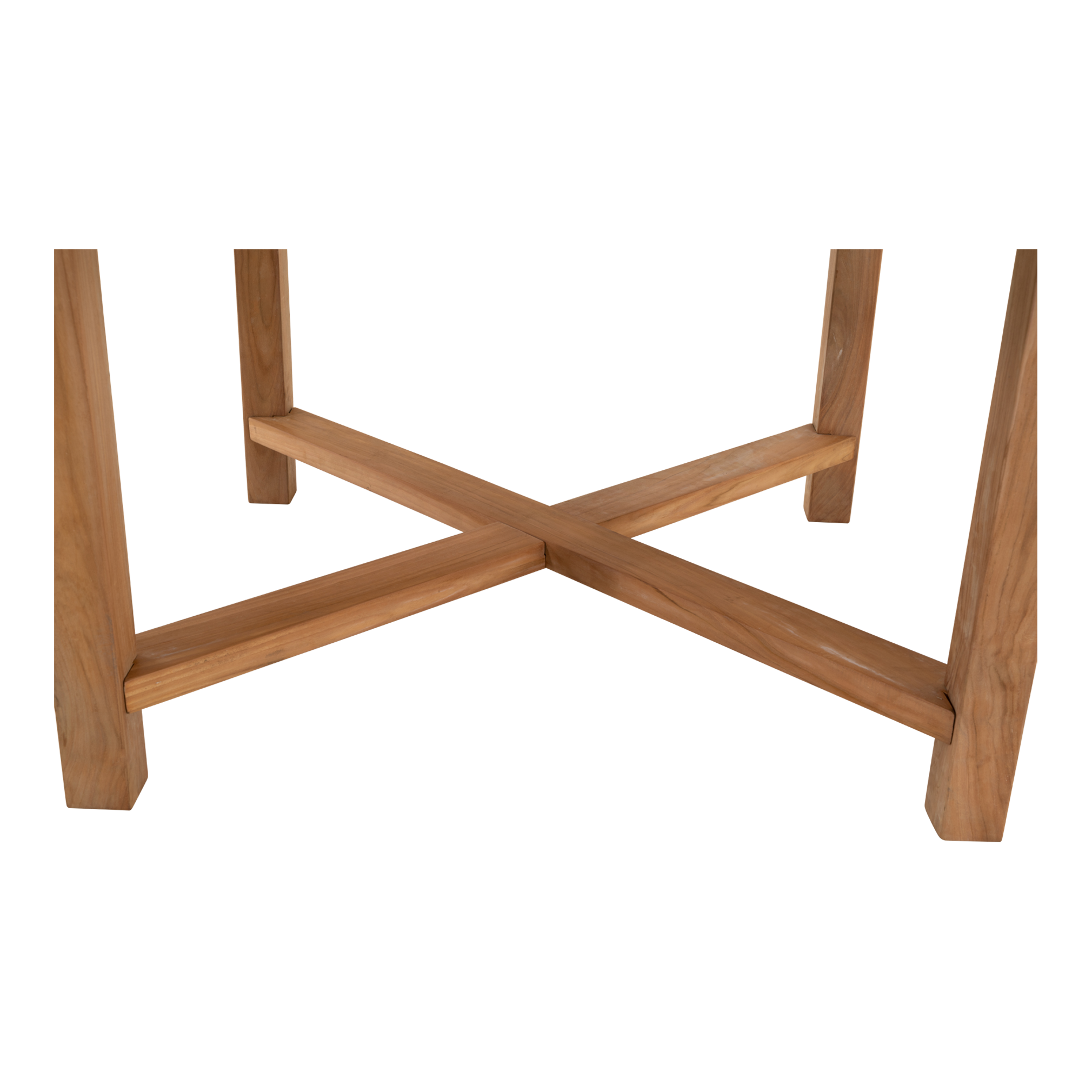 Tafel teak ø180x75cm