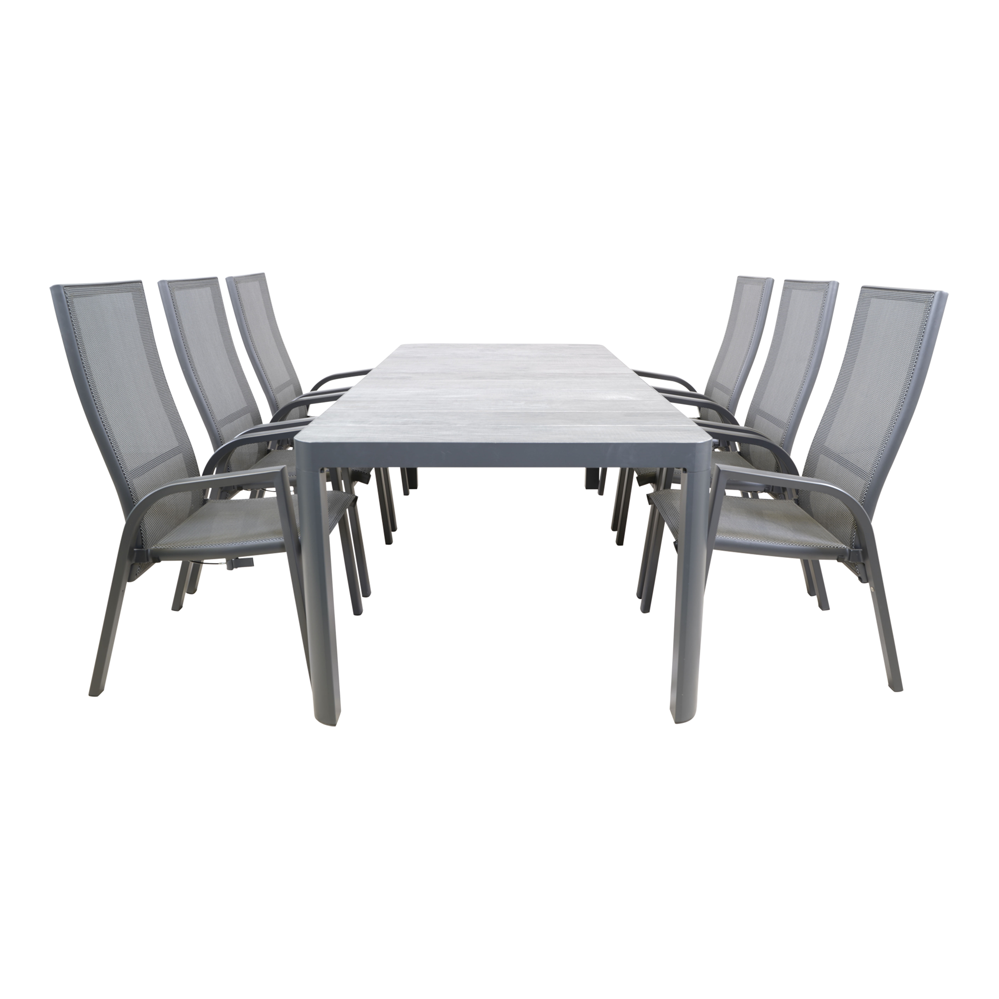 Tafel Castilla 2.0 Negro 220x100cm