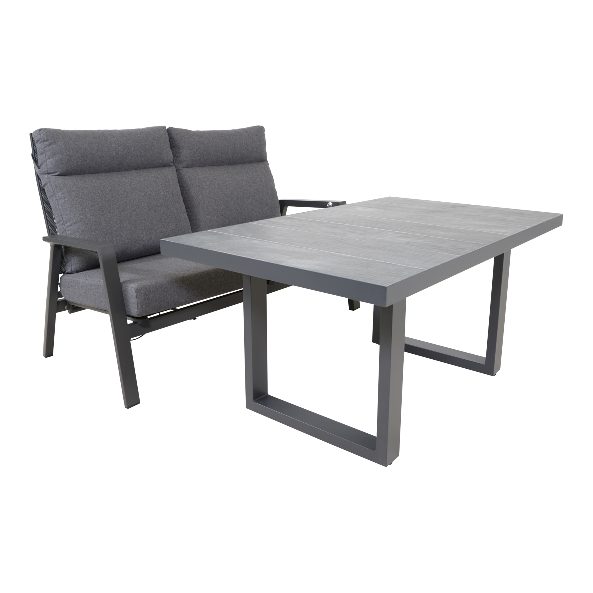 Lounge tafel hoog Prato 2.0 Negro 140x85cm