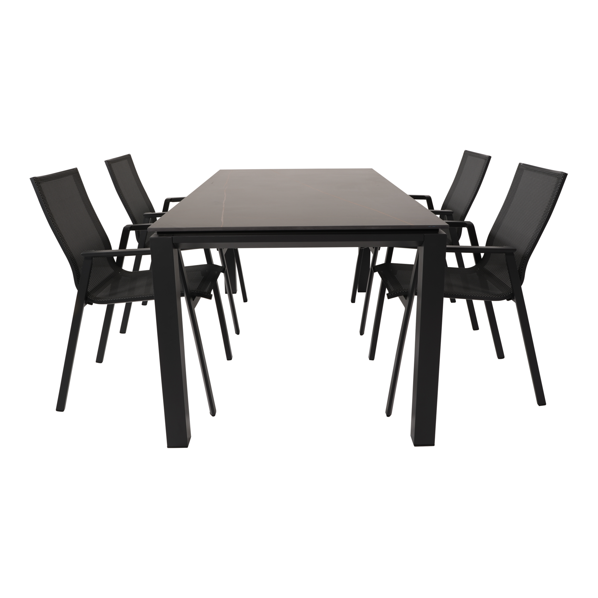 Tafel Monaco Negro 180x90cm