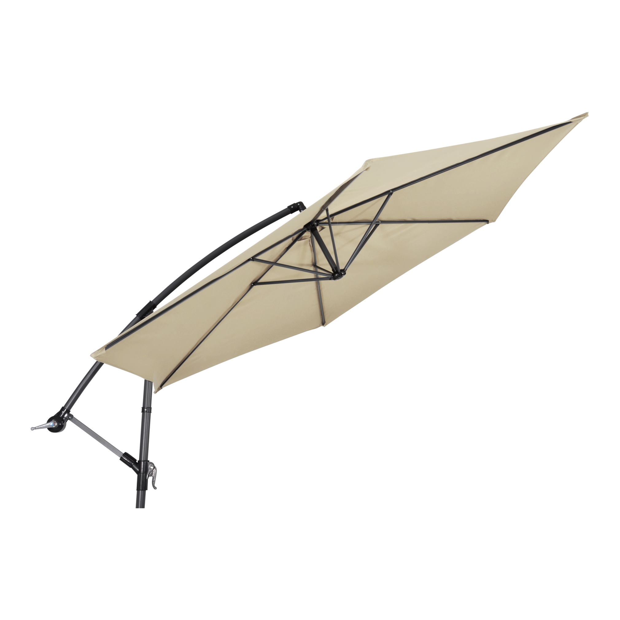 Zweefparasol Gemini ecru Ø3mtr