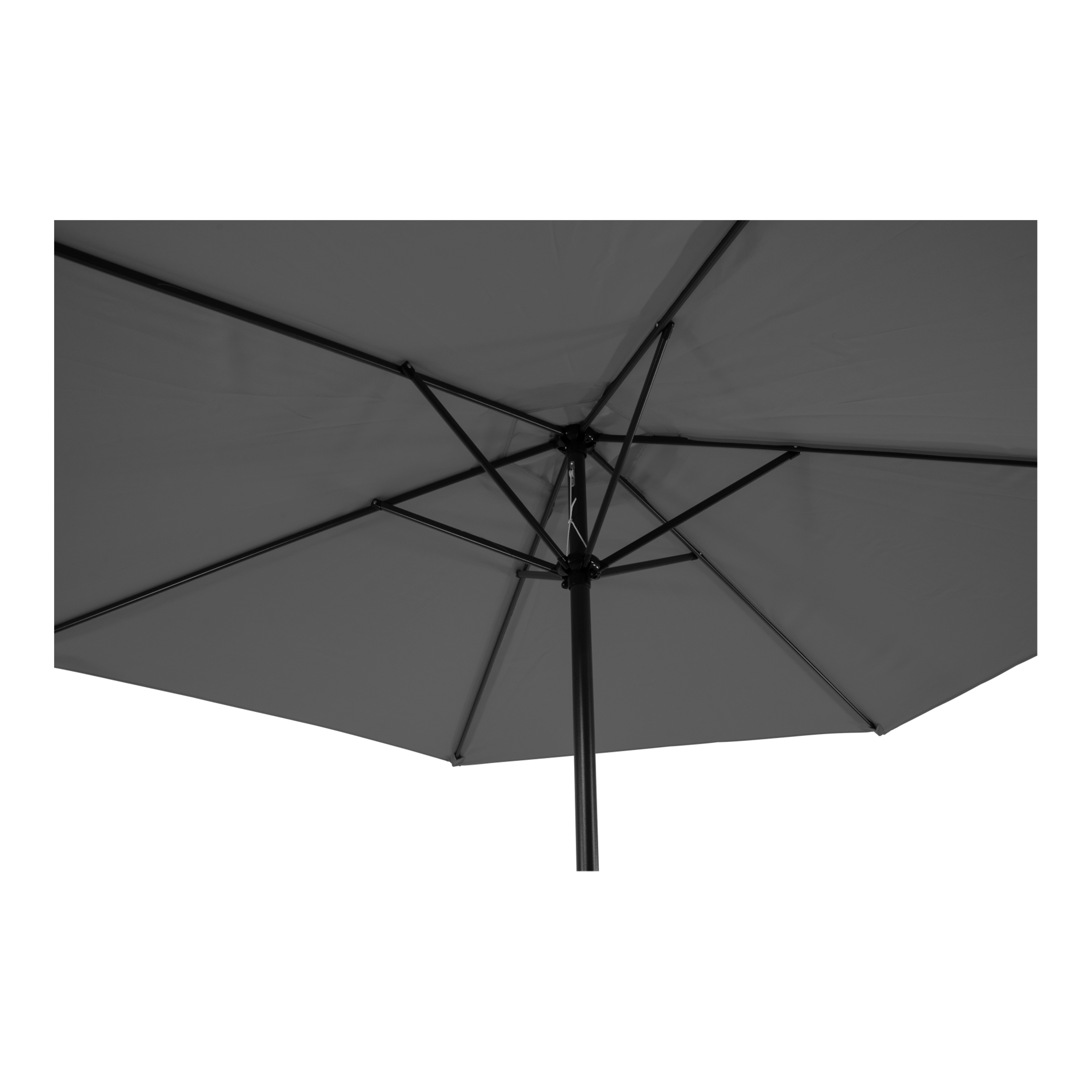 Parasol Gemini grijs Ø3mtr