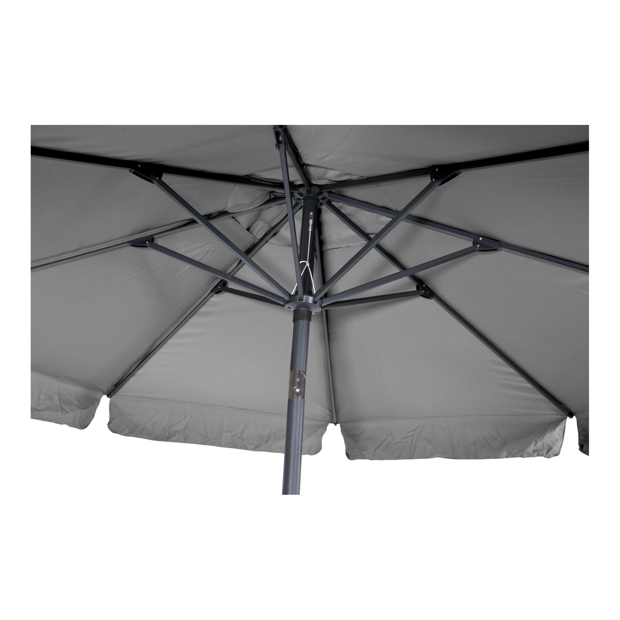 Parasol Libra grijs Ø3mtr