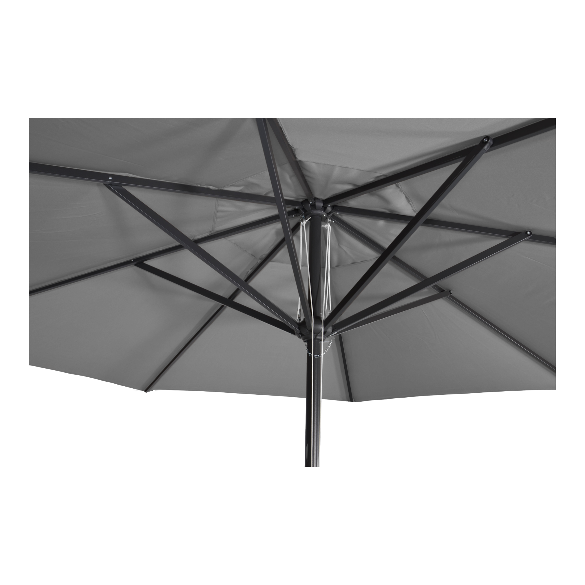 Parasol Virgo grijs Ø4mtr