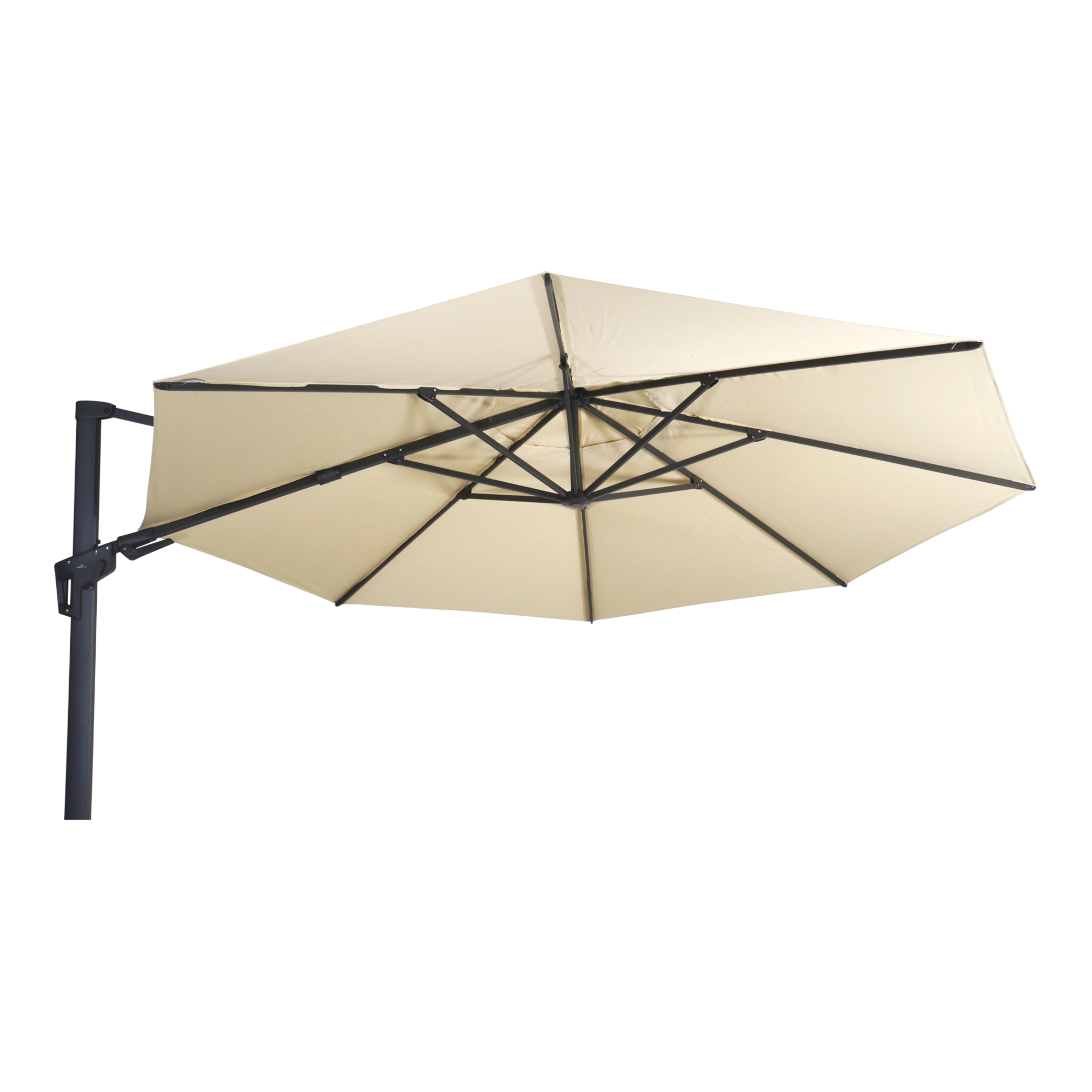 Zweefparasol VirgoFlex ecru Ø3,5mtr