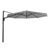 Zweefparasol Virgo Up grijs Ø3,5mtr