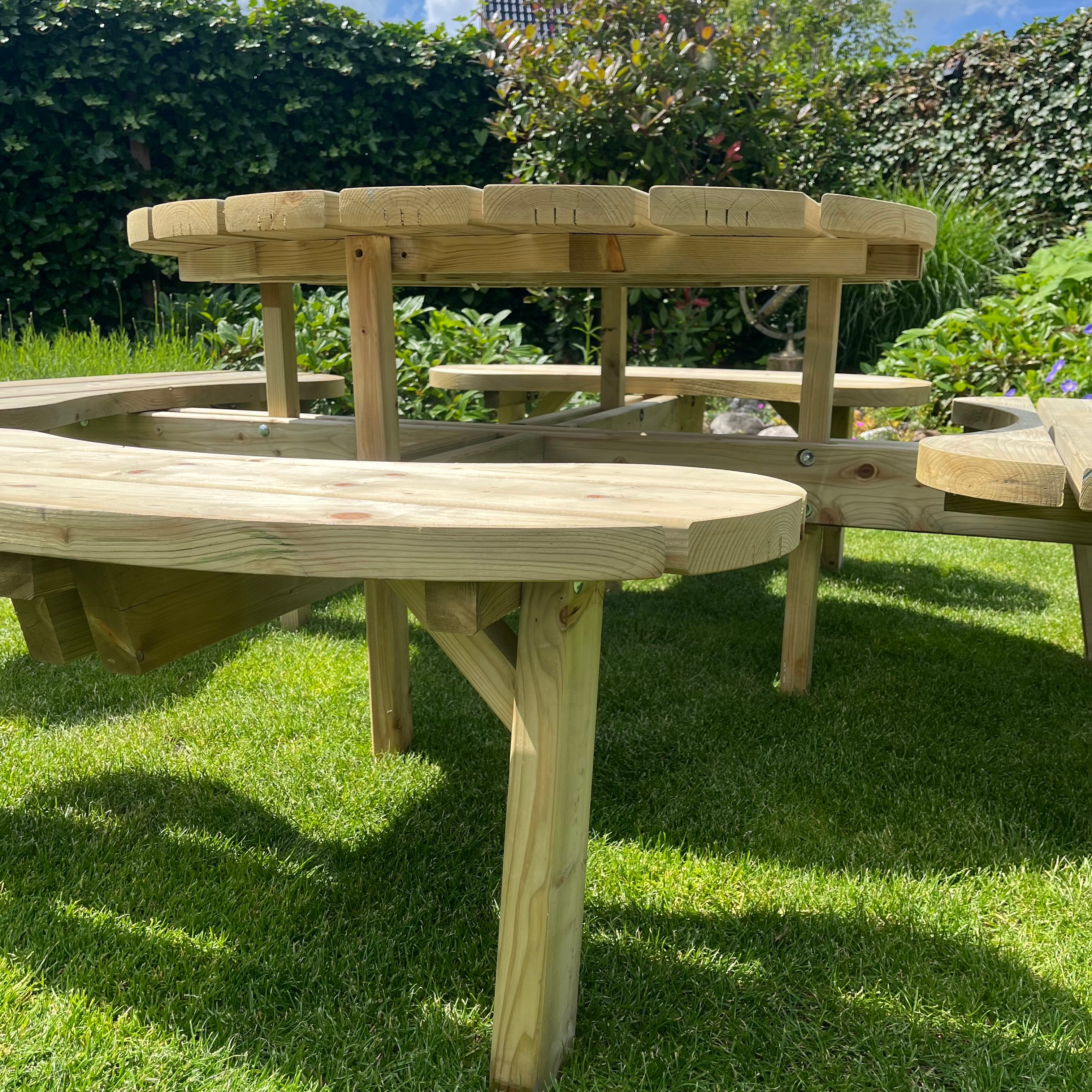 Picknicktafel Circulo | Geimpregneerd | Rond